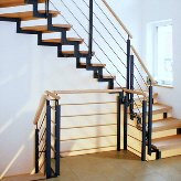 Zweiholmtreppe Stahl Treppe